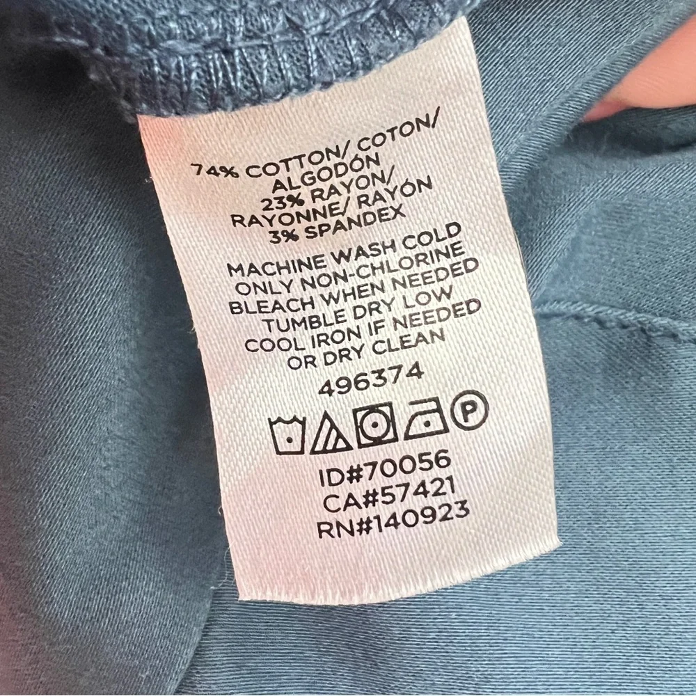 Ann Taylor Loft straight leg Pants blue size 6